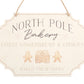 North Pole Bakery Hanging Sign