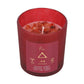 Fire Element Juniper Berry Crystal Chip Candle