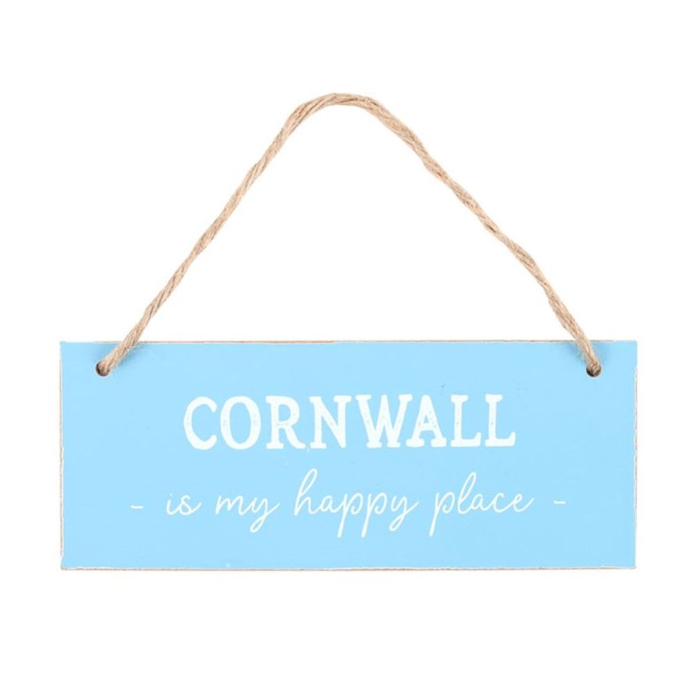 Cornwall is My Happy Place Hanging Sign