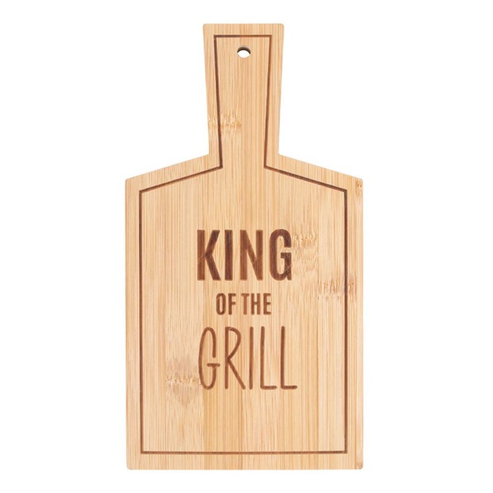 King of the Grill Small Bamboo Serving Board