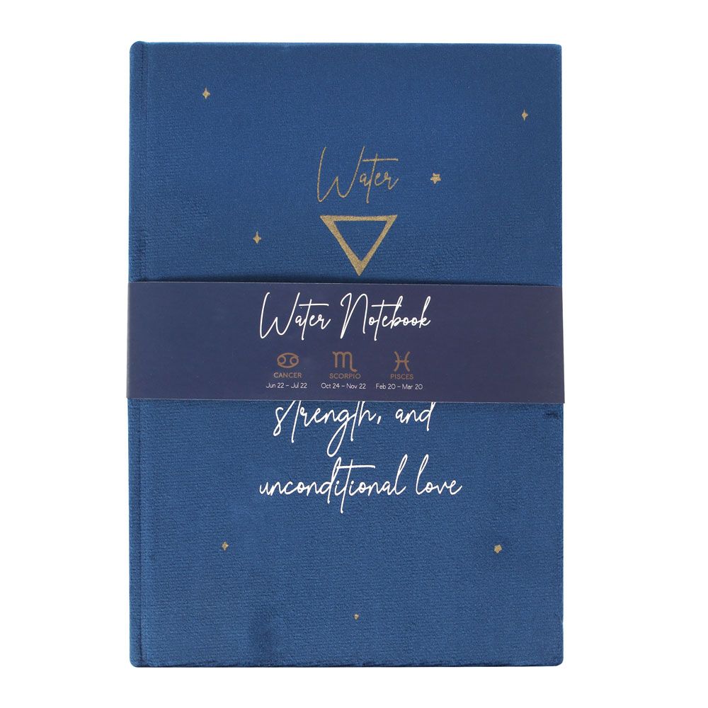 Water Element Velvet A5 Notebook
