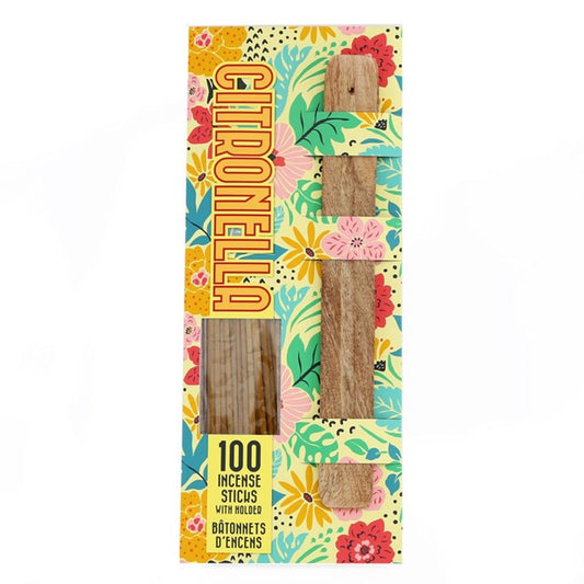 Citronella Outdoor Living Incense Sticks and Holder