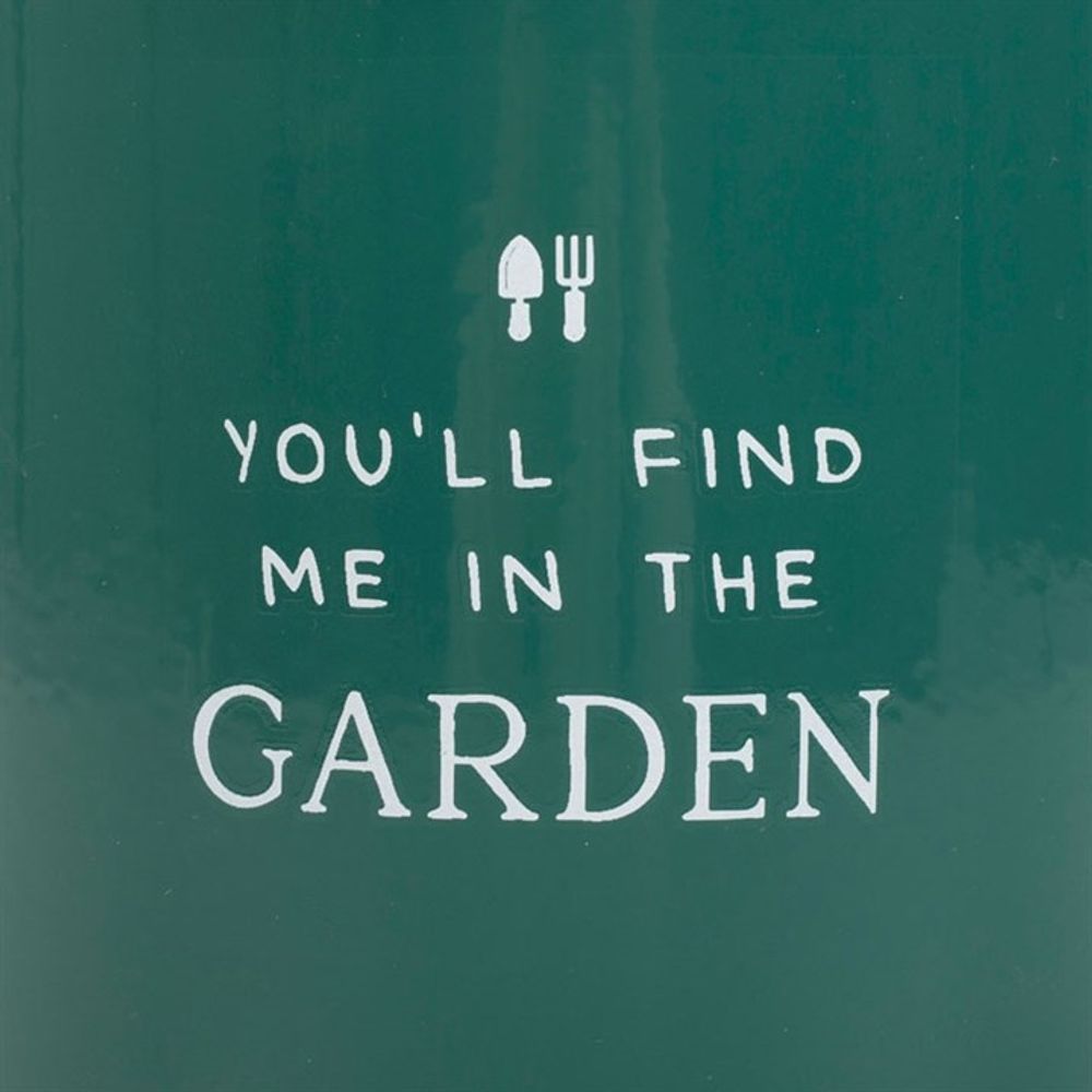 Find Me in the Garden Enamel Mug