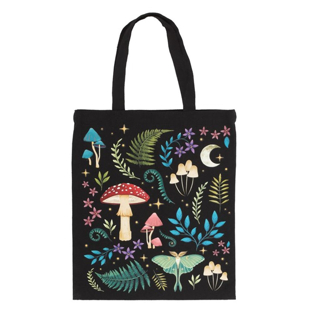 Forest Print Cotton Tote Bag