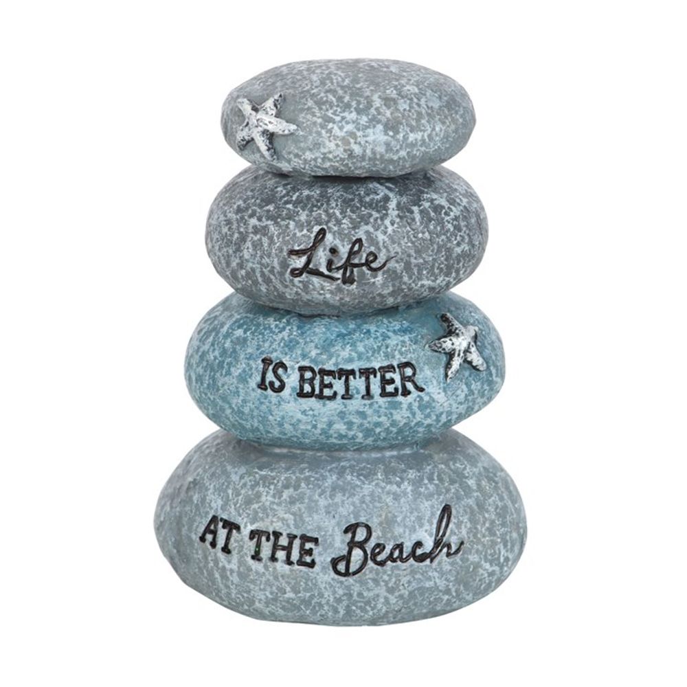 Life is Better at the Beach Resin Stone Ornament