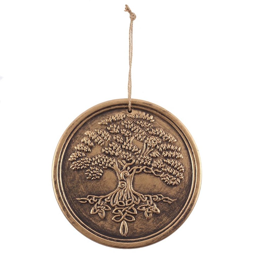 Bronze Terracotta Tree of Life Plaque by Lisa Parker
