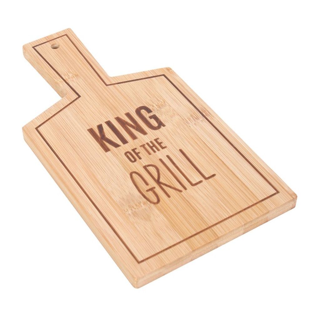 King of the Grill Small Bamboo Serving Board